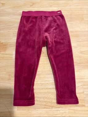Mayoral Velvet Leggings - Deep Raspberry 12 Months